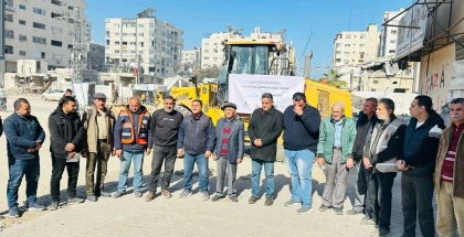 مؤسسات القطاع الخاص وبلدية غزة يطلقون مبادرة تنظيف شوارع المدينة