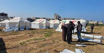 مناشدة للهيئة الخيرية الاردنية الهاشمية بضرورة ارسال الخيام للنازحين
